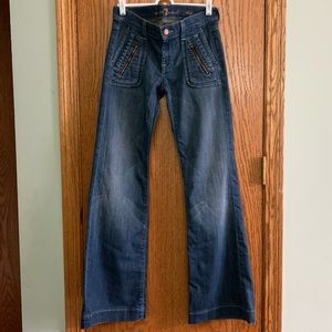 7 for All ManKind flare jeans (size 25)